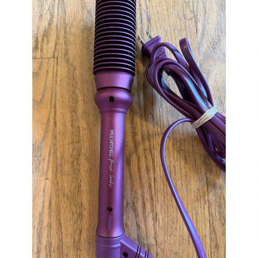 Paul Mitchell Fresh Looks Hot Brush Ionic Heated Purple Metallic Styling Tool
